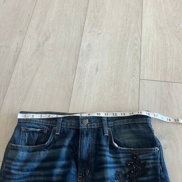 Lauren Ralph Lauren Petite Patchwork Mid-Rise Jeans size 8 - Picture 6 of 10